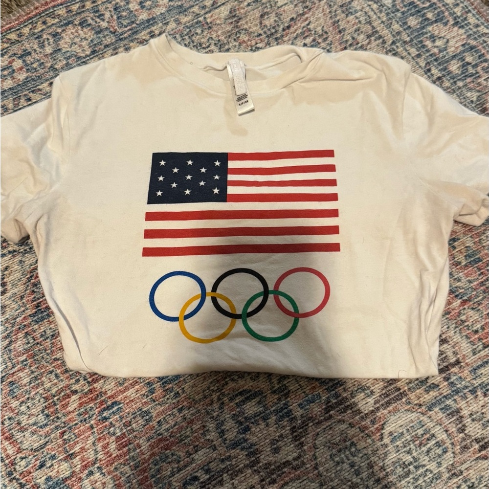 Skims USA Flag Olympic T-Shirt